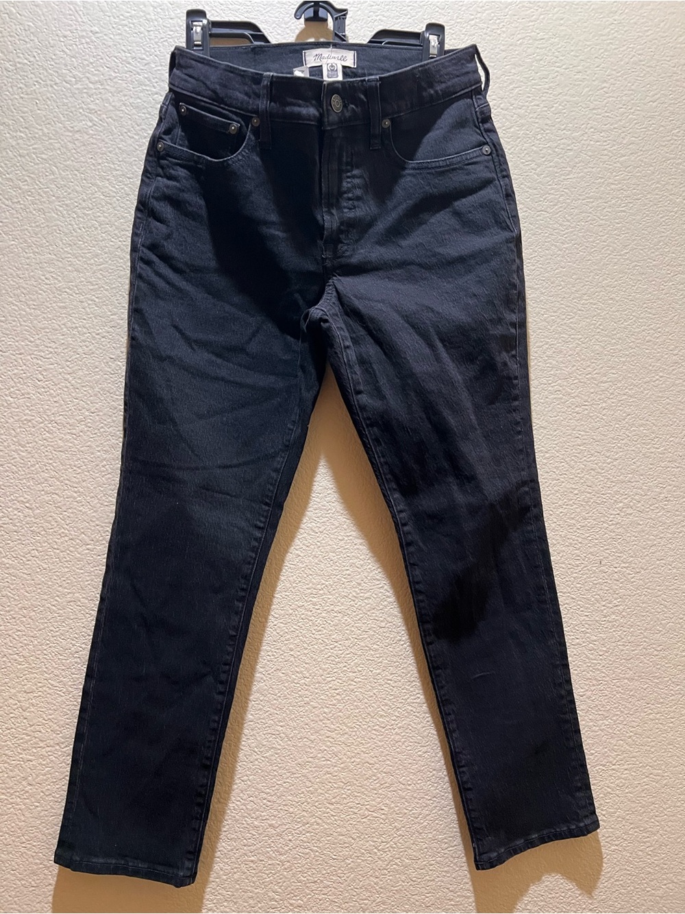 Madewell women’s The Mid Rise Perfect Vintage Jeans Black